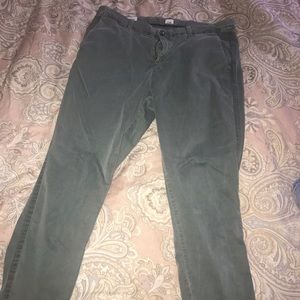 Army green Gap pants